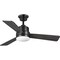 Progress Lighting Trevina II Collection 44" Three-Blade Black Ceiling Fan P2555-3130K - alternate 1